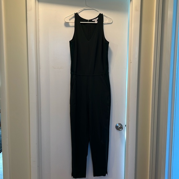 Athleta Brooklyn jumpsuit, Seaweed Snack color, size 4 - Picture 3 of 10